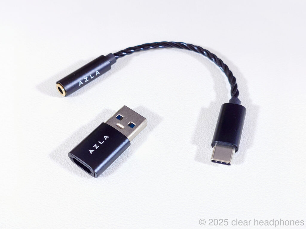 AZLA NOIR BLANC 付属 USB Type-C DAC, Type-A 変換アダプター